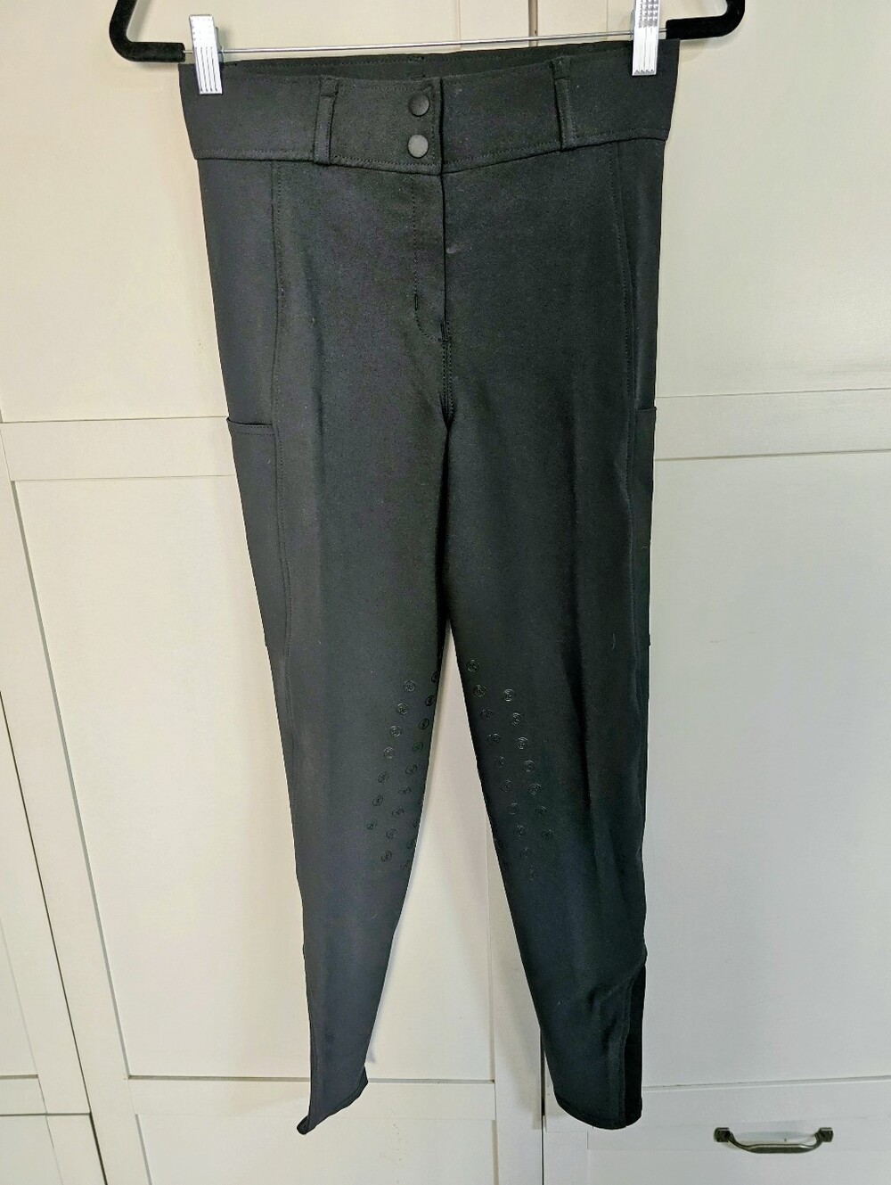 PS of Sweden Brianna Knee Grip Riding Breeches Black NWT EU 38 US 26 / 28